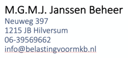 M.G.M.J. Janssen Beheer